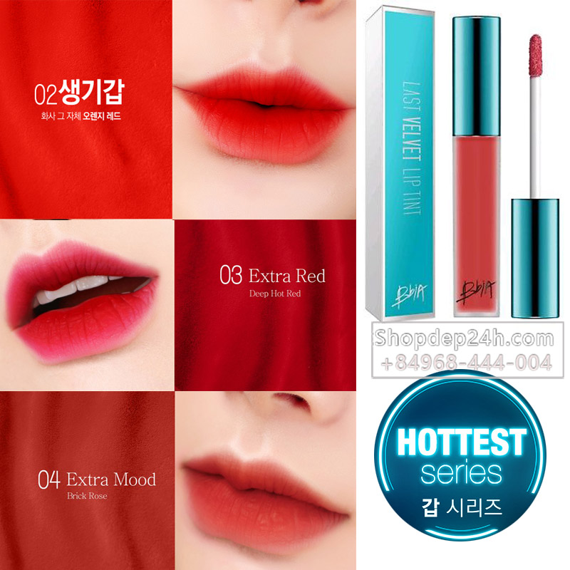 [BBia] Son kem Bbia Last Velvet Lip Tint Version Hottest Series